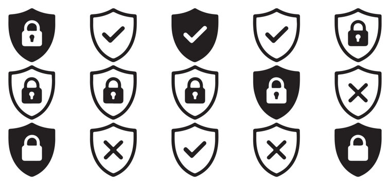  Padlock with up arrow icon for account upgrade security vector illustration eps 10