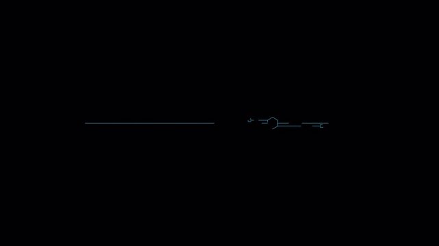 Minimalist Divider Line Elements with Animated Ornaments for Video Editing.
