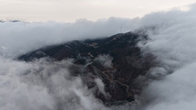 2t1 003 Aerial Scenic Landscape View in China