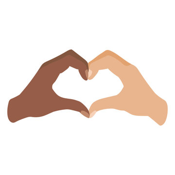 Hand gesture for love