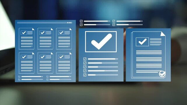 Digital checklist system for document approval, workflow management and quality control