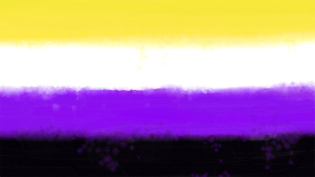 abstract watercolor non binary flag colorful background