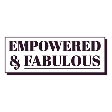 Empowered &amp; fabulous logo