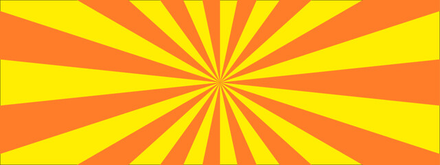 Sun ray vector background radial sunrise or sunset light retro design. Colorful sun rays sunburst pattern background. Minimal sunrise radiate striped geometric circus light Colorful sun rays sunburst  © NoOne