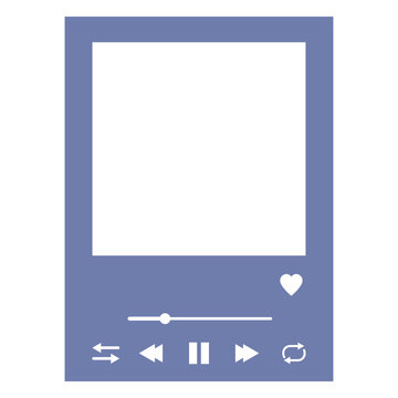 Music player with a heart