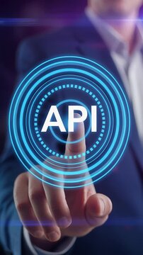 Api Developer Interacts with Virtual Programming Interface