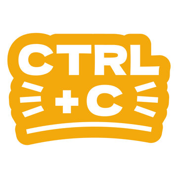 Ctrl + c yellow quote