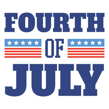 Fourth of july celebration design
