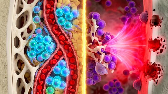 Bone Marrow Cell Therapy Animation