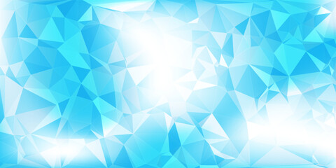 Obraz premium Premium Silver Blue Abstract Low Poly Background for Modern Luxury creative pattern eps10