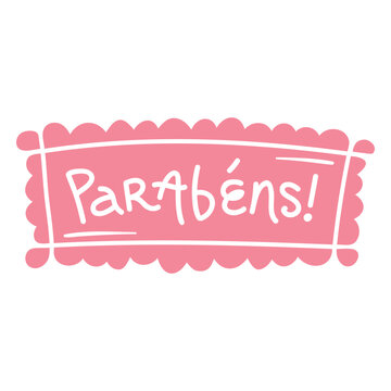 parabens! Pink design