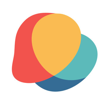 Flat color wheel with six segments