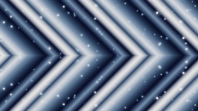 Glowing blue and white chevron pattern shines brightly with sparks.