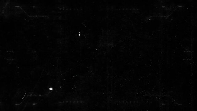 Deep space scene showcasing distant stars and cosmic elements against a dark void