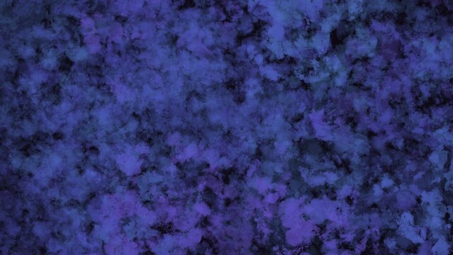 Deep blue and purple dark textured background with heavy particle density, rich moody marble-like surface, perfect for luxury dark themes, dramatic designs, night aesthetics