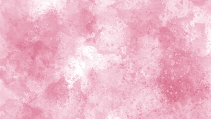 Fototapeta premium Abstract light pink watercolor texture background with soft white splashes and delicate speckles
