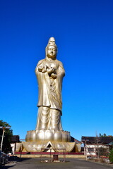 Obraz premium 加賀温泉郷の加賀大観音（石川県加賀市）