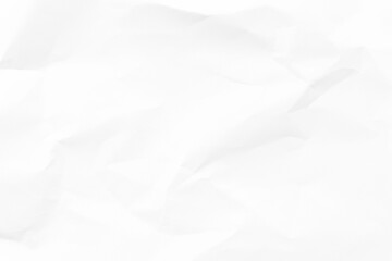 Obraz premium Crumpled white paper texture background