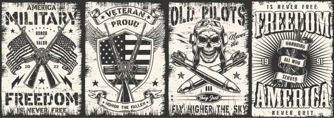 Obraz premium Military pride show
