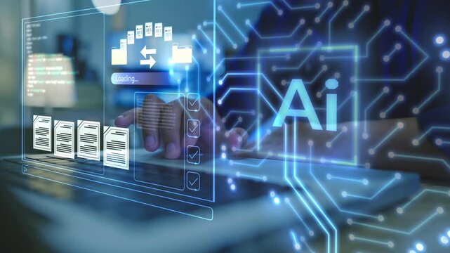Modern businesses use AI-driven digital document management systems, inputting files to AI for automated execution, which greatly increases efficiency and automates various tasks.