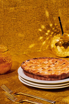 Rustic apple pie 