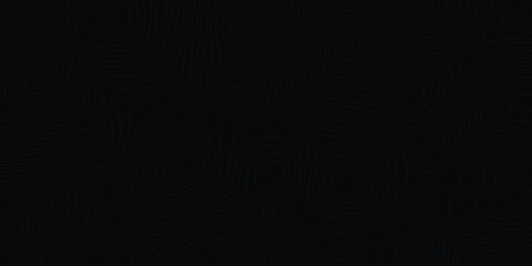 Abstract topographic map contour line pattern on black background with topographic abstract background minimalist elevation geography cartography visualization geometric monochrome structure © MOHAMAD