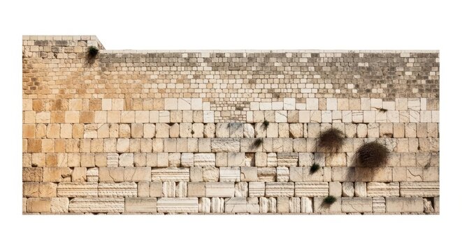 Jerusalem Western Wall Texture Close Up - Ancient Stone Background