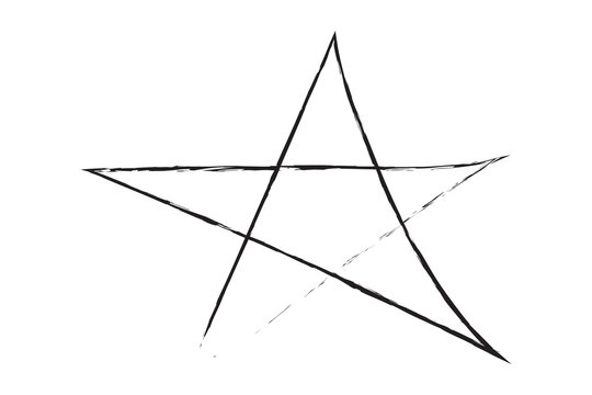Geometric Intersection Lines Abstract Minimalist Black and White Composition