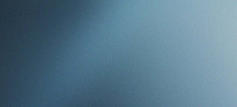 Abstract dark blue and light gray background with gradient and grainy texture creating soft focus effect.