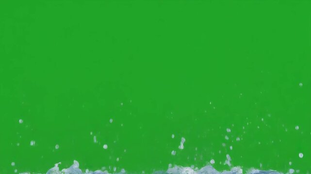 Dynamic Water Splash Element Vector Icon Design for Creative Graphic Projects and Motion Graphics Overlay