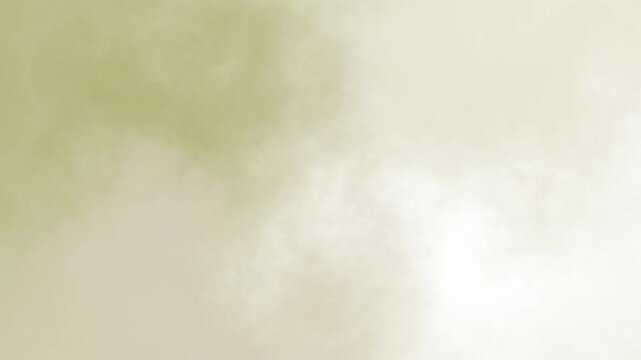 Abstract beige and olive green smoke background texture.