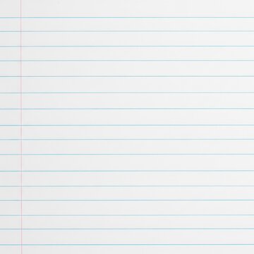 Seamless white paper texture featuring faint parallel blue lines, creating a classic school supply or notebook writing surface, exercise book, abstract, sheet