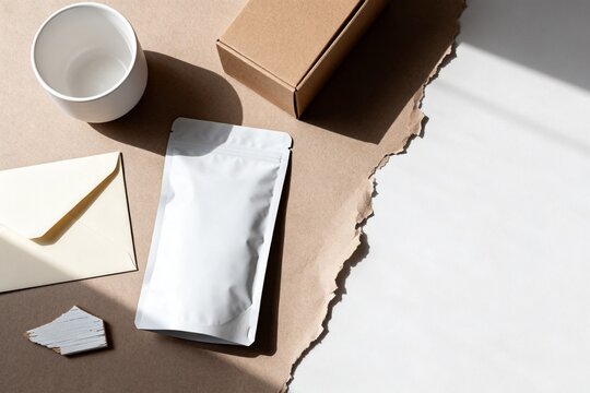 Minimalist Product Packaging Mockup with Copyspace