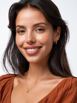 Portrait of a beautiful latina woman.