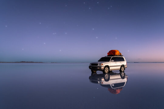 Off road adventure at Uyuni salt flats, Bolivia
