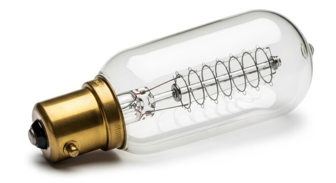 Vintage Edison Style Light Bulb with BA15s Bayonet Base and Spiral Filament