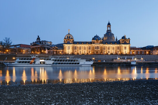 Dresden's architectural beauty along the Elbe River
