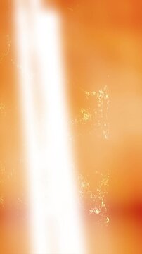 Cinematic 4K solarized orange leak overlay with dark burnt edges