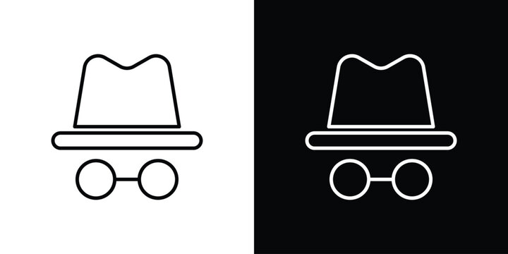Incognito icon in vector. Logotype icons