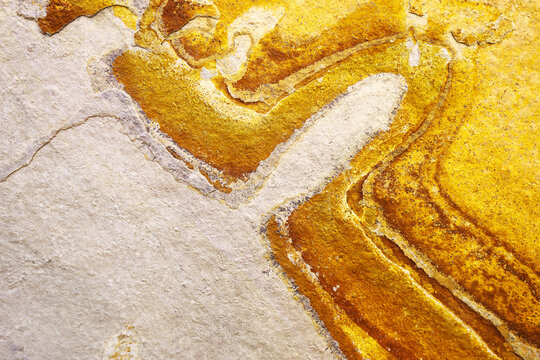 Abstract texture of colorful rock surface art