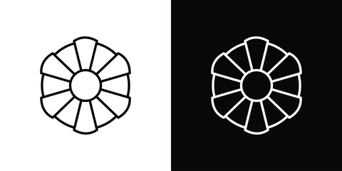 Life buoy icon in vector. Logotype icons © Thadeu