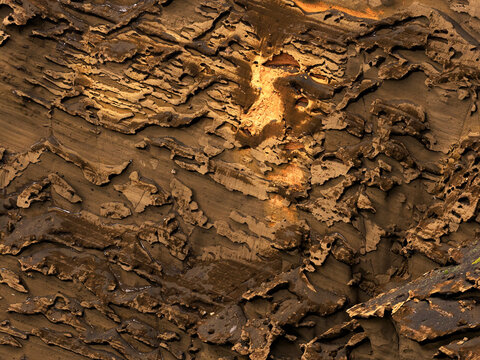 Volcanic art with magical light on Lanzarote