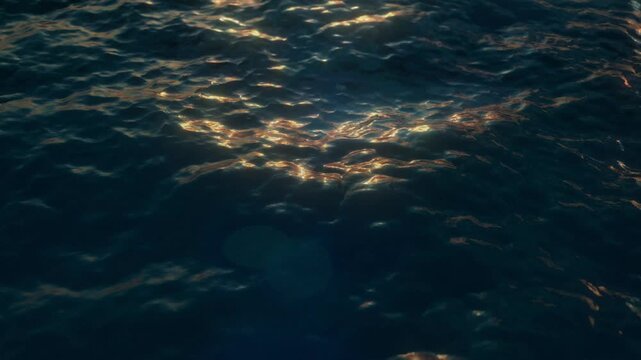Ocean surface seamless loop