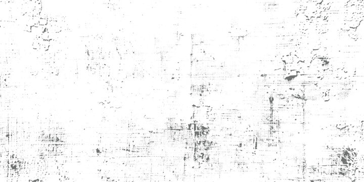 Abstract black-and-white grunge texture with distressed ink marks, weathered scratches, faded print effects, rough artistic background, minimalist monochrome texture design vector illustration.