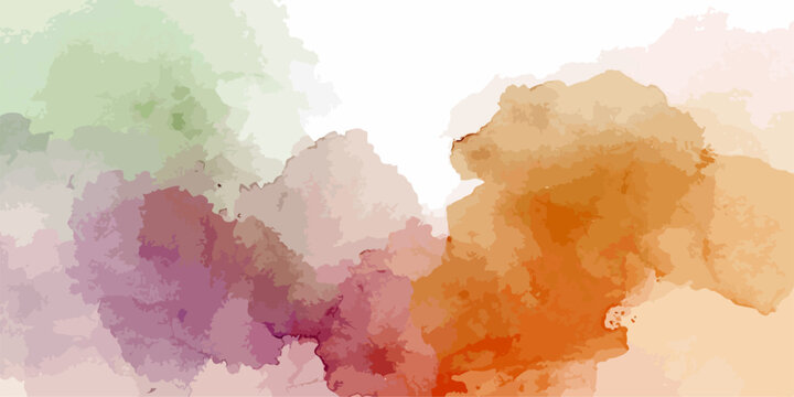 abstract watercolor vintage world map atlas illustration with grunge texture