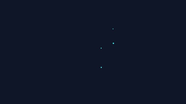 Distant stars twinkle in the vast expanse of deep space during a slow celestial drift
