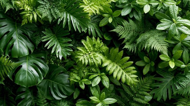 Plantas tropicales, planta monstera