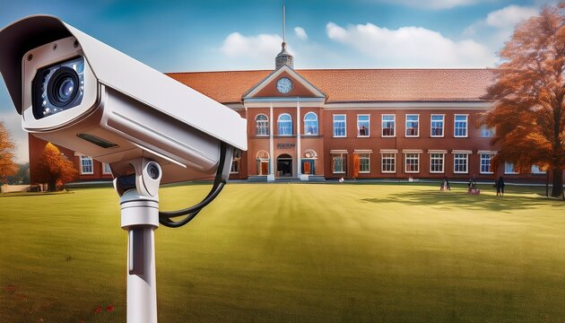 security camera or surveillance system in the school school safety