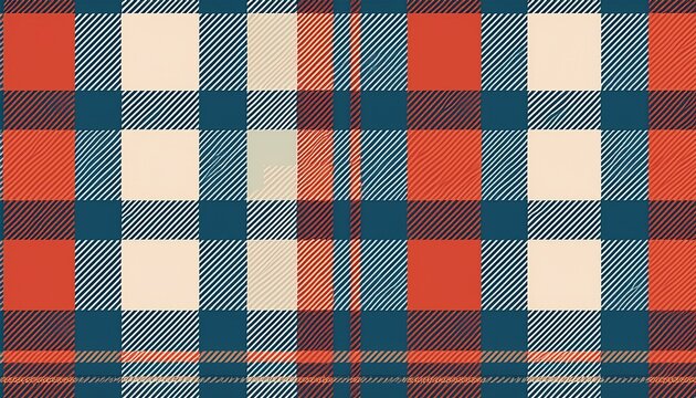vintage style plaid pattern inspired by retro textiles nostalgic tartan charm enhances invitations scrapbooking crafts detailing preserves authenticity