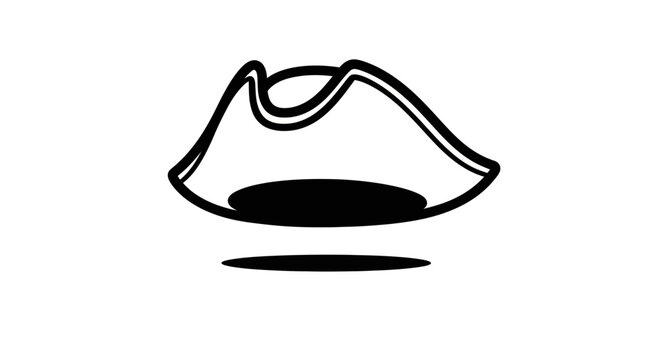 Minimalist black line art depicting a traditional Japanese geta sandal on a plain background.